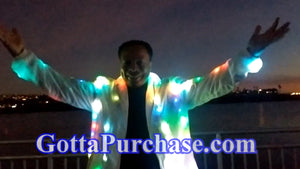 LED Party Jacket That Lights of Up and Flashes! Buy Now!