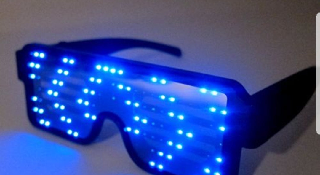 LED Sun Glasses with Programmable Smart LED Display Screens!
