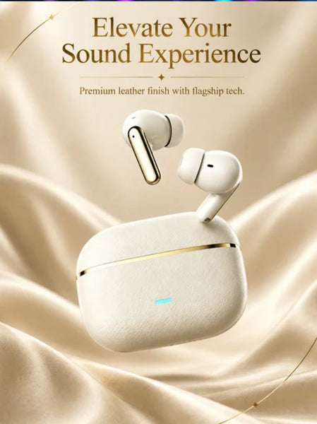 Earbuds -Luxury 3D Surround Sound Earbuds with Great Bass For Listening To Music - Bluetooth 6.0  Hi-Fi Clear Sound  for Talking - Dual Mic ENC Noise Canceling!