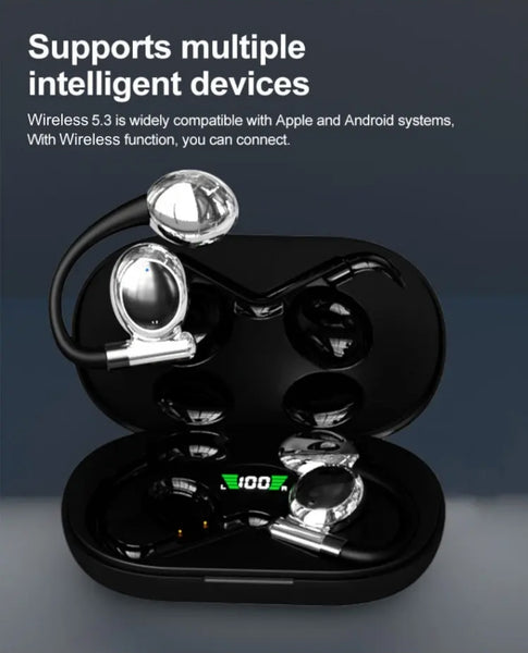 OWS Open Ear Earbuds That Do Not Stick in Your Ear with Great Panoramic Sound