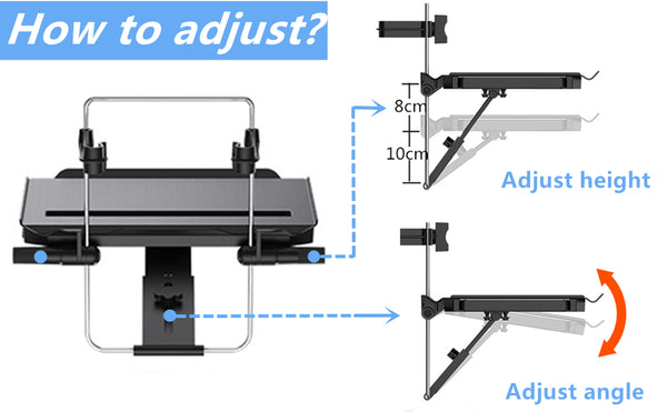 Steering Wheel Tray with Mounting Hooks For Eating inside Car and For Car Desk Office Use