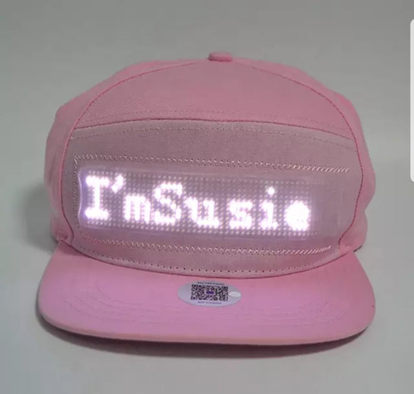 LED Display Hats - Customize and Wear Your Own Messages On Demand! Buy Now!